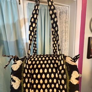 VERA BRADLEY CHANTICLEER CHICKEN SMALL DUFFLE BAG - SUPER RARE - USED